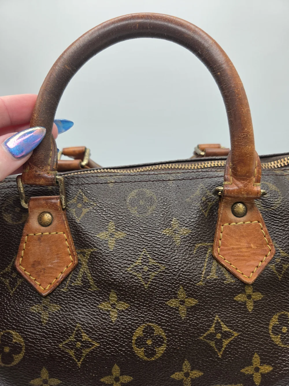 Vintage Louis Vuitton Speedy 30 W COA